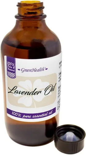 Vista 2 de GreenHealth Aceite esencial de lavanda – 4 onzas líquidas – 100% puro, grado terapéutico, calidad premium para aromaterapia, relajación y uso