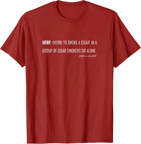 Vista 24 de Herf definition - Camiseta de manga corta, diseño con texto "Cigar Smoker Puff Verb Stogie Habano" Negro