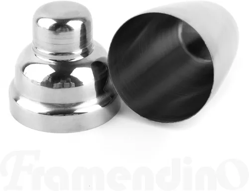 Vista 8 de Framendino, Coctelera de 8 onzas Martini Shakers Mixto Set Bebida de Acero Inoxidable Pequeña Bar Herramientas Profesionales