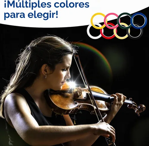 Vista 6 de Diapasón para violín, 8 rollos de calcomanías de guía de dedo para violín, cinta de dedo de violonchelo de 216 pies para principiantes posiciones