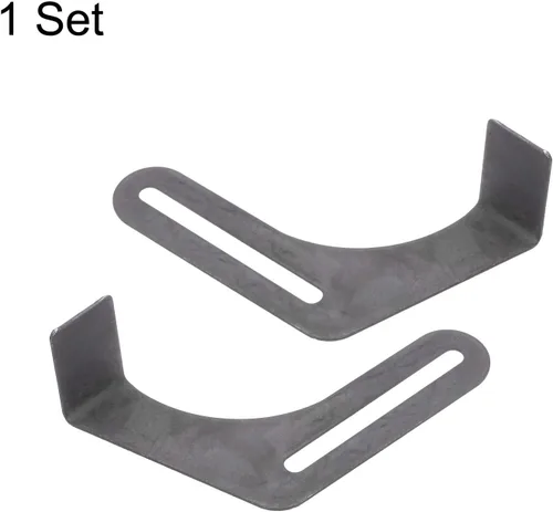Vista 3 de HARFINGTON Juego de 2 piezas de herramientas para amoladora de banco, soporte de acero al carbono de 7.87 pulgadas, con tornillo para amoladora