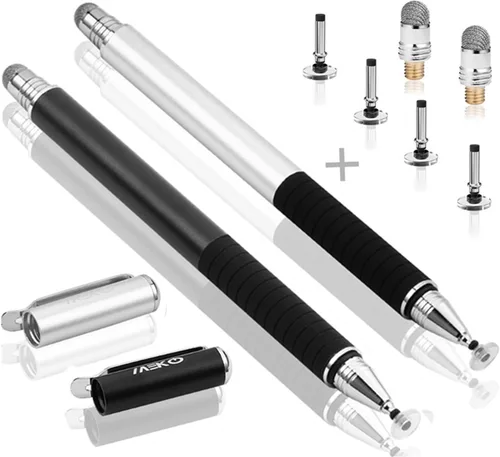 Vista 10 de MEKO Lápiz Universal, [Serie de Precisión 2 en 1] Lápices con Punta de Disco para Pantalla Táctil para Todas las Pantallas Táctiles Capacitivas