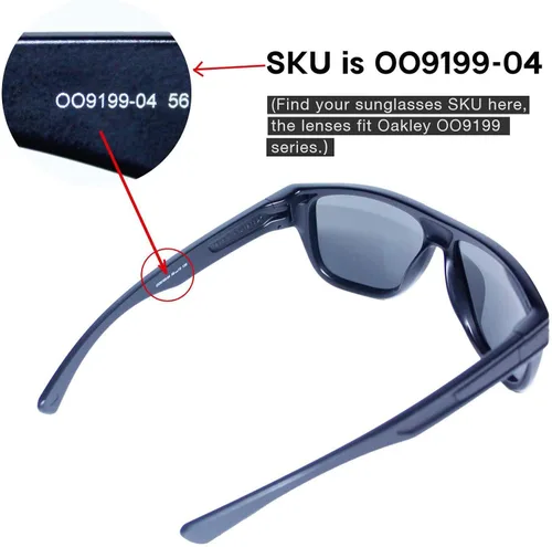 Vista 4 de Walleva - Lentes de repuesto para gafas de sol Oakley Breadbox