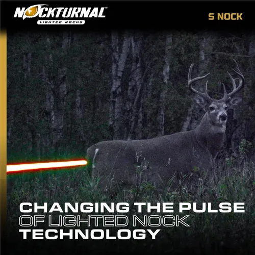 Vista 8 de Nockturnal NT-202 -S - Nock iluminado para flechas con diámetro interior de .244 pulgadas, incluyendo tecnología de carbono, victoria, impacto