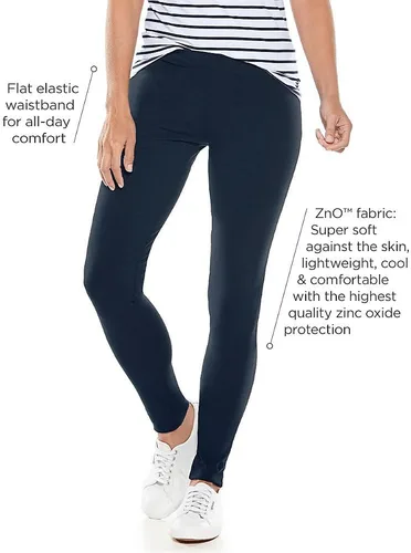 Vista 3 de Coolibar Leggings de verano Monterey UPF 50+ para mujer - Protección solar