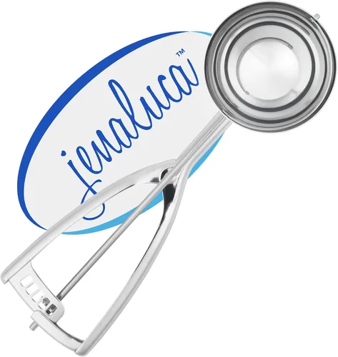 Vista 11 de Jenaluca Cuchara pequeña - Mini cuchara para galletas y pala de bola de melón - Volumen de 2 cucharaditas - Cuchara de acero inoxidable #100