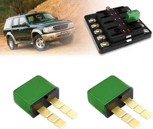 Vista 9 de 7.5A, disyuntor automotriz, montaje enchufable, conexión de terminal tipo cuchilla ATC (2 piezas)