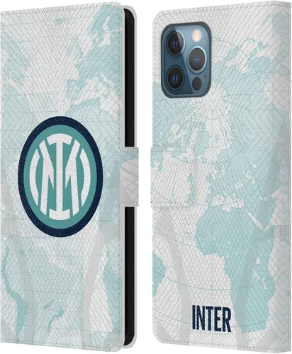 Vista 51 de Head Case Designs Officially Licensed Inter Milan Away 2025/26 Crest Kit Leather Wallet Case Compatible with Apple iPhone 11