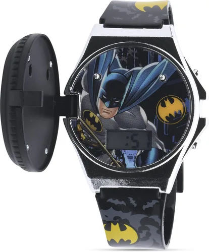 Vista 4 de DC Comics Batman - Reloj digital con luz y función de desplegable