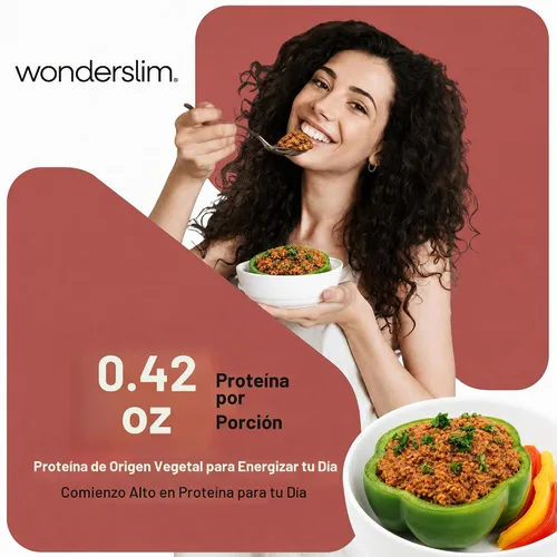 Vista 4 de WonderSlim Comida de Proteína, Mezcla de Sloppy Joe, 12g de Proteína, Sin Gluten (7 unidades)