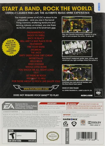Vista 2 de ACDC Live Rock Band Track Pack - Nintendo Wii