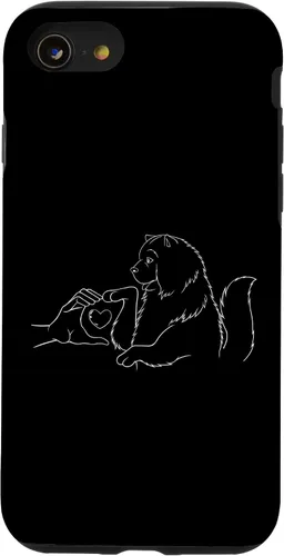 Vista 13 de Funda para iPhone 15 Line Art Chow Chow Dog Chows