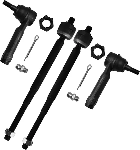 Vista 4 de ASTARPRO Kit de suspensión delantera de 8 piezas de brazos de control delanteros inferiores con rótulas + kit completo interior y exterior de barra