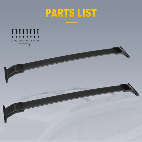 Vista 7 de OCPTY - Barra transversal para Honda Odyssey 2011-2017 Bastidores de equipaje de aluminio para portador de carga en la azotea, bolsa, kayak