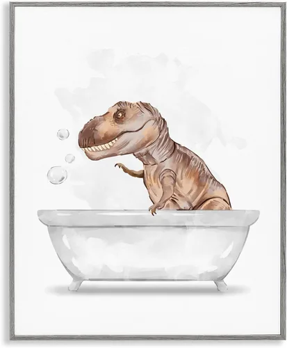 Vista 12 de Lindo conejo bebé en toallas de baño burbujas de jabón' Arte Giclée enmarcado