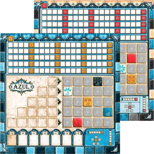 Vista 4 de Asmodee Azul Crystal Mosaic Juego de Mesa EXPANSIÓN - Estrategia de Colocación de Fichas, Diversión Familiar para Niños y Adultos, Edades 8+, 2-4