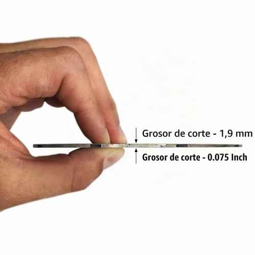 Vista 3 de Hoja de diamante de 4 pulgadas para amoladora angular — Rueda de corte de diamante para cortar piedra, mármol, granito, ladrillo, mampostería, losas