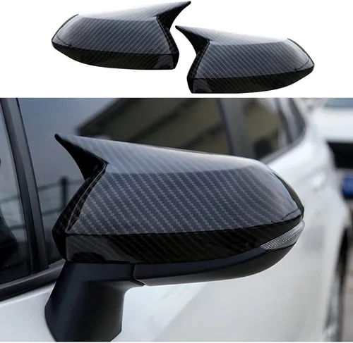 Vista 7 de Cubierta de protección de espejo retrovisor ABS, carcasa de moldura de puerta lateral, accesorios de decoración exterior para Toyota Corolla 2020
