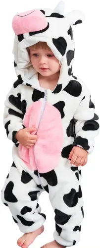 Vista 8 de OLLULL Disfraz de animal para bebé, traje unisex para niños pequeños, disfraz de Halloween Gato negro