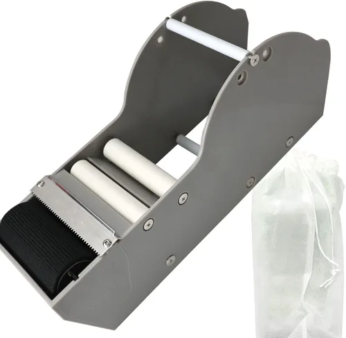 Vista 2 de WELSTIK Dispensador de embalaje de cinta de papel Kraft engomado activado por agua de 3 pulgadas para envío, sellado de cartón y caja, azul
