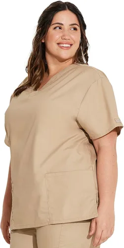 Vista 7 de Dickies Women's EDS Signature Scrubs 86706 Missy Fit V-Neck Top