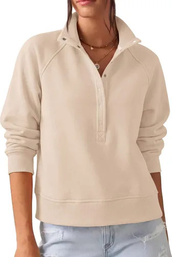 Vista 12 de PRETTYGARDEN Sudaderas de gran tamaño de moda para mujer Marrón