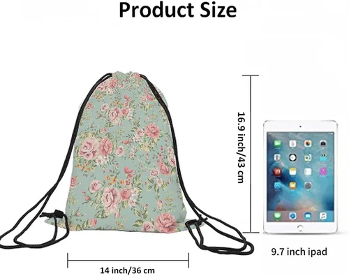 Vista 6 de Beabes No Drama Llama Cordón Bolsas Mochila Bolsa Gimnasio Saco Bolsa con Cordón, Multi-a36, Mochilas de viaje