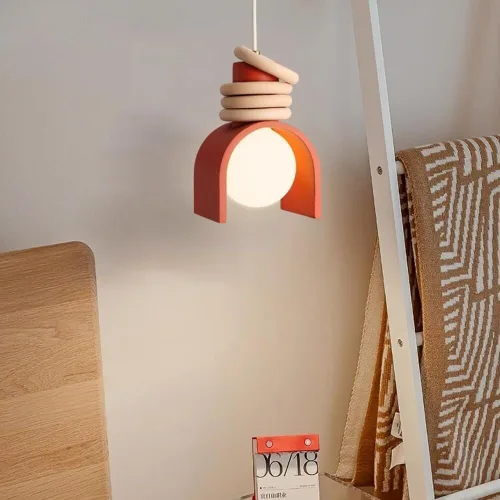 Vista 3 de Lámpara colgante de cristal japonesa Wabi Sabi para sala de estar, lámpara colgante de alambre, moderna, nórdica, blanca, para isla de cocina