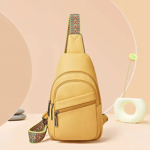 Vista 8 de Bandolera cruzada para mujer, cangureras para mujer, bolsa de pecho para el trabajo y compras