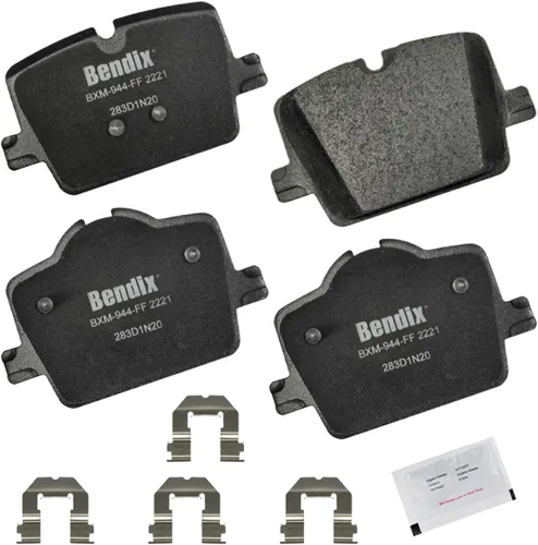 Vista 184 de Bendix Priority1 CFC154 - Juego de pastillas de freno de disco para Avanti II, Century, LeSabre, Regal, Riviera, chasis comercial, DeVille