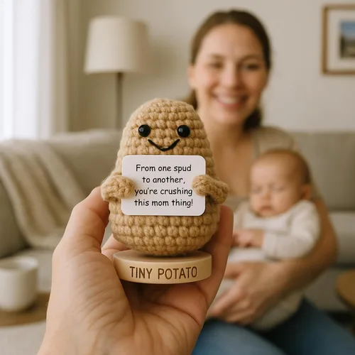 Vista 7 de Regalos para Nueva Mamá para Mujeres - Patatica Pequeña con 30 Lindas Señales Divertido Regalo para Mamá Nueva para Baby Showers, Navidad, Relleno