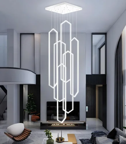 Vista 14 de Lámpara colgante regulable de 3 anillos para ajustar mini lámpara LED de techo para cocina, isla, comedor, sala de estar, dormitorio, dorado