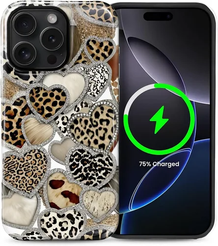 Vista 86 de Funda Compatible con iPhone 13/14 [Compatible con MagSafe] Protección de Doble Capa de Cáscara Dura Híbrida, Funda Magnética Protectora a Prueba