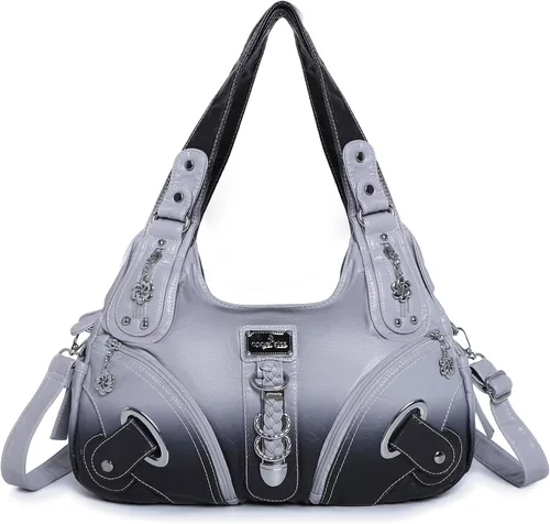 Vista 25 de Angelkiss Hobo Carteras y bolsos para mujeres Bolso de mano para mujeres Carteras grandes Bolsos de hombro diarios Purses, handbags, Handbag
