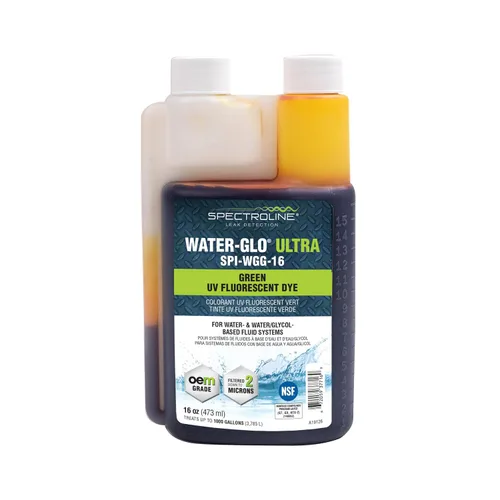 Vista 5 de Spectroline WATER-GLO 801-P - Tinte fluorescente para detección de fugas, color azul, 1 pinta.