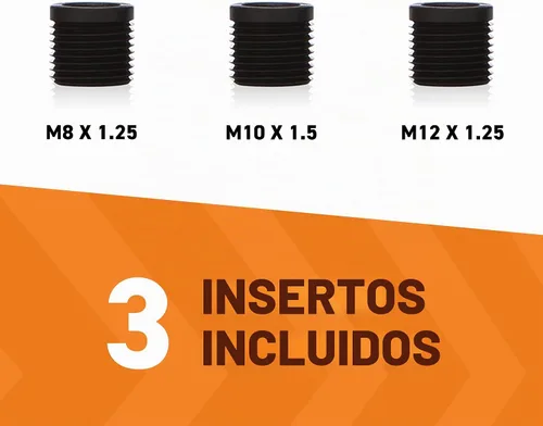 Vista 2 de Mishimoto MMSK-BK palanca de cambio con peso, con 3 insertos de rosca para adaptarse a varios modelos de vehículos, acero negro