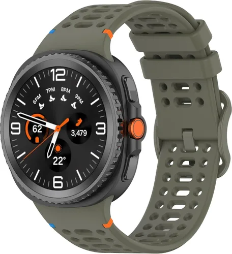 Vista 4 de Paquete de 3 correas compatibles con Samsung Galaxy Watch 8 Classic de 1.811 pulgadas, Watch 8 de 1.575 pulgadas/1.732 pulgadas, correa deportiva