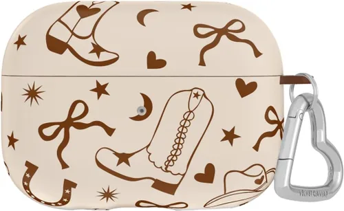 Vista 21 de Velvet Caviar Funda compatible con AirPods Pro de 2ª y 1ª generación, bonita funda protectora dura para mujer, diseño de lunares azules y aguamarina