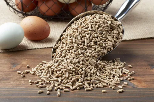 Vista 4 de Purina Layena+ Alimento Nutricionalmente Completo para Gallinas Pondoras Fórmula Omega 3 - Bolsa de 10 libras (10 lb)