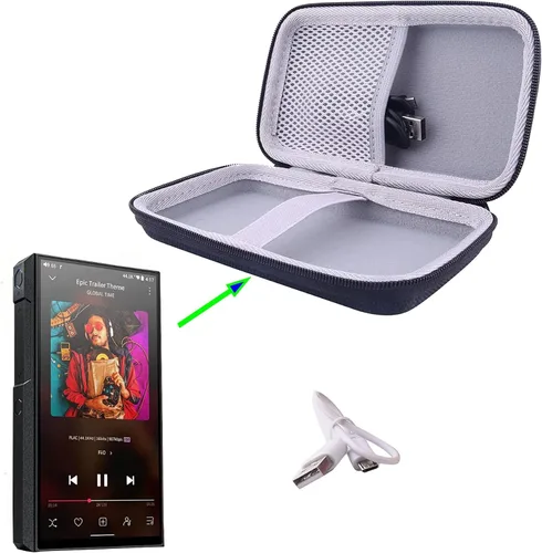 Vista 6 de Funda rígida compatible con reproductor de música FiiO M11Plus/FiiO M11S/FiiO M11/FiiO M5 MP3/MP4 (solo base)