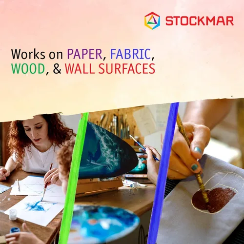 Vista 4 de Stockmar Pintura de acuarela, juego de 6, pintura lavable para niños, educadores en casa y estudiantes, suministros de arte Waldorf