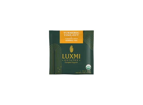 Vista 3 de Luxmi Estates - Té orgánico de cúrcuma con jengibre y cúrcuma (90 bolsas de té), sin cafeína, para inmunidad, inflamación y alivio del estrés