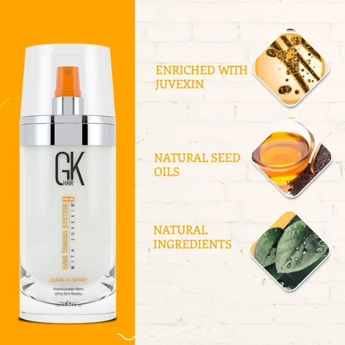 Vista 3 de Global Keratin GK HAIR Shield - Champú y acondicionador Duo (8.11 onzas líquidas) Acondicionador en espray sin enjuague