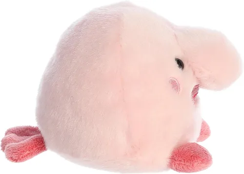 Vista 5 de Aurora Adorable Palm Pals Bart Blobfish - Juego de bolsillo - Diversión coleccionable - Rosa 5 pulgadas