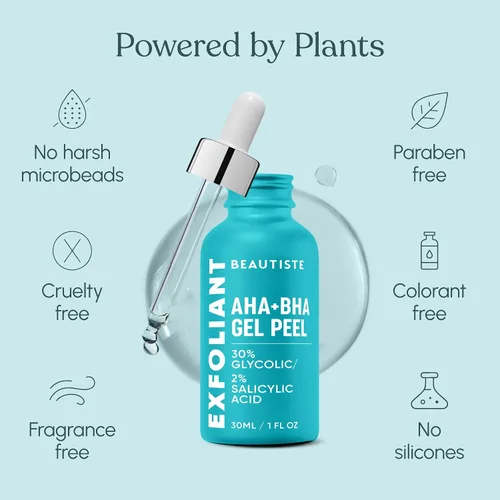 Vista 5 de 30 DAY MIRACLE AHA 30% + BHA 2% Solución de peeling – Exfoliante líquido de fuerza clínica para manchas oscuras, puntos negros y poros obstruidos
