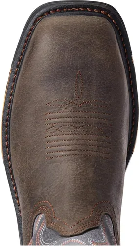 Vista 4 de ARIAT Big Rig H20 - Botas de trabajo con punta compuesta para hombre marrón oscuromarrón desgastado Café de hierro