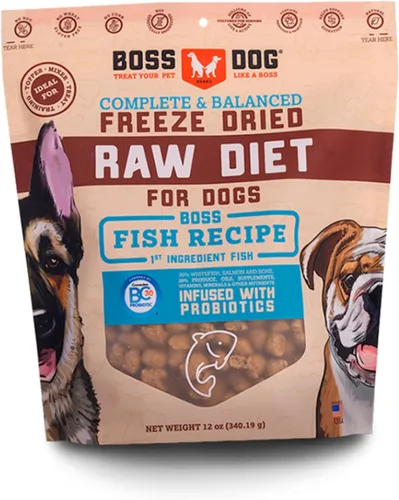 Vista 18 de Boss Dog Dieta cruda liofilizada (perros), receta de cordero, bolsa de 12 onzas