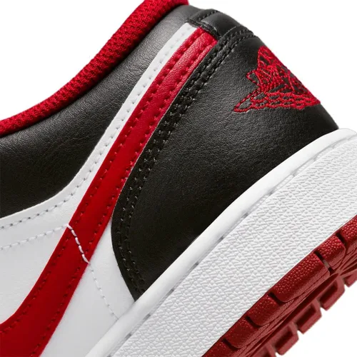 Vista 7 de Nike - Tenis de baloncesto para hombre, negro, blanco, rojo (WhiteGym Red-Black)