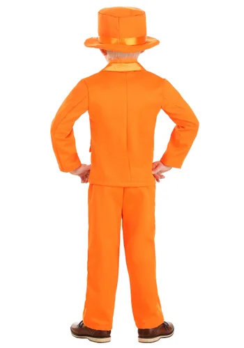 Vista 2 de Esmoquin naranja para niños pequeños Multicolor