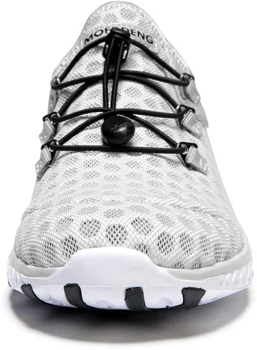 Vista 7 de MOERDENG - Zapatos de agua de secado rápido para mujer ligeros para deportes al aire libre playa piscina ejercicio